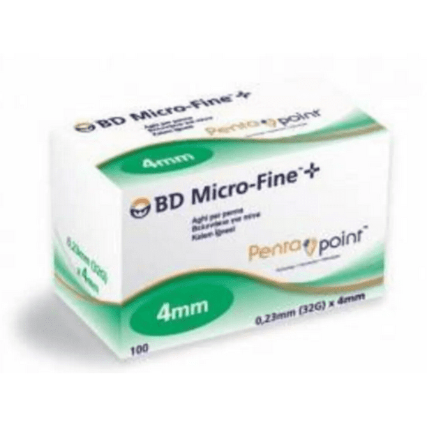 BD Micro-Fine Plus Pen Needles 4mm 32G (x100)